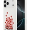 Karl Lagerfeld для iPhone 17 Pro чехол Liquid Silicone Hearts Hard White (MagSafe)