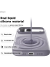 Elago для iPhone 17 Pro Max чехол Magnetic Silicone Deep Lavender (MagSafe)