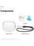 Elago для AirPods Pro 3 чехол Clear Strap case Transparent