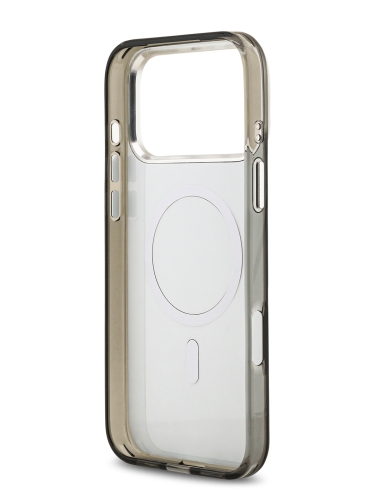 Karl Lagerfeld для iPhone 17 Pro чехол IML RSG logo Metal camera Hard Black (MagSafe)