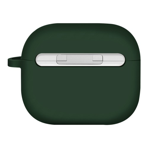 Чехол Uniq NEXO Liquid silicone +carabin +Sports ear hooks для AirPods 3, зеленый