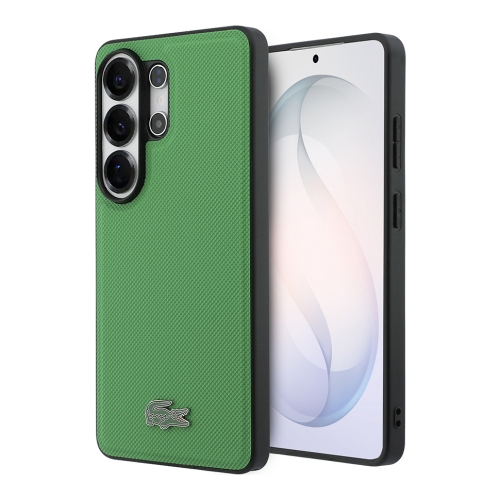 Lacoste для Galaxy S26 Ultra чехол PVC Lacquer Metal logo Hard Green (MagSafe)