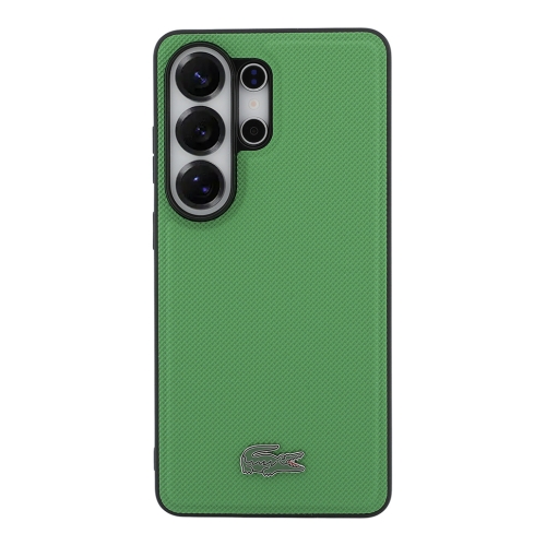 Lacoste для Galaxy S26 Ultra чехол PVC Lacquer Metal logo Hard Green (MagSafe)