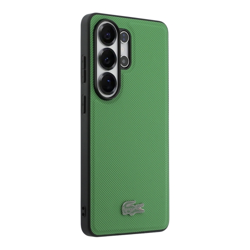 Lacoste для Galaxy S26 Ultra чехол PVC Lacquer Metal logo Hard Green (MagSafe)