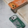 BlueO чехол для iPhone 17 Pro Max/18 Pro Max, Steed Woven Air Aramid (Kevlar) Green (MagSafe)