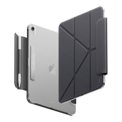 Uniq для iPad Air 13 (2024-2026) чехол Camden Lite (Detachable Pencil sleeve) Charcoal Grey