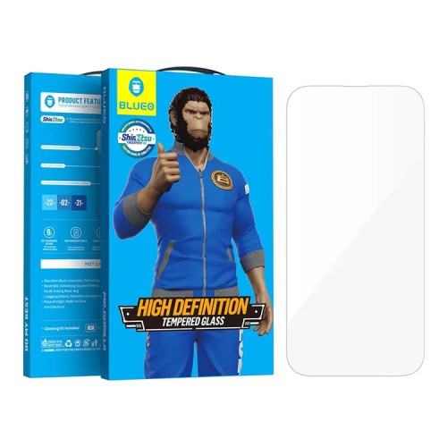 Защитное стекло BLUEO Clear HD для iPhone 14 Pro, прозрачное