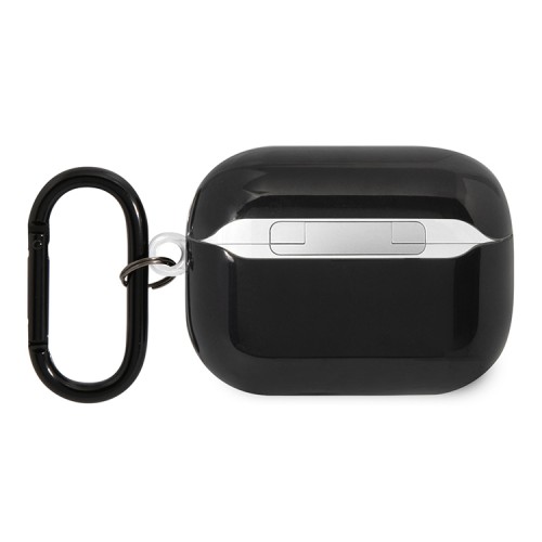 Чехол BMW M-Collection TPU Tricolor stripes для AirPods Pro, черный