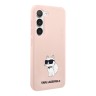 Чехол Lagerfeld Liquid silicone NFT Choupette Hard для Galaxy S23 Plus, розовый