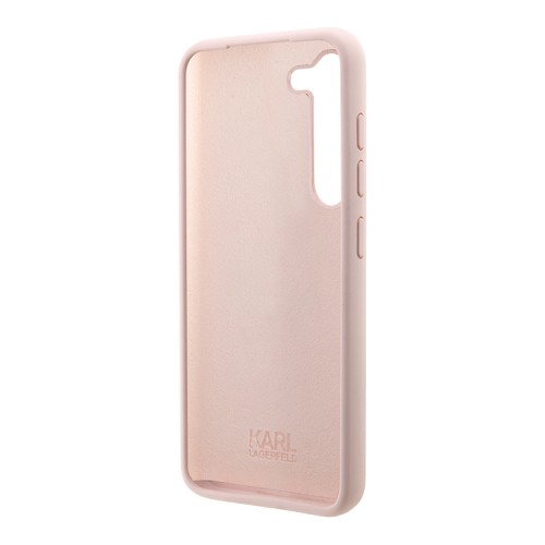 Чехол Lagerfeld Liquid silicone NFT Choupette Hard для Galaxy S23 Plus, розовый