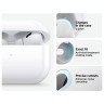 Накладки Elago EarBuds Cover для AirPods Pro 2, белые (6 пар)