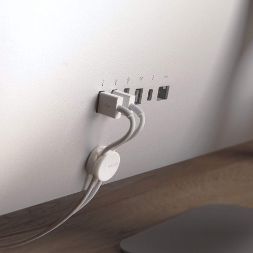 Органайзер для проводов Elago Cable management, белый (7 шт)
