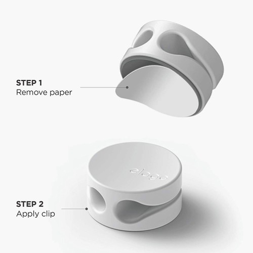 Органайзер для проводов Elago Cable management, белый (7 шт)