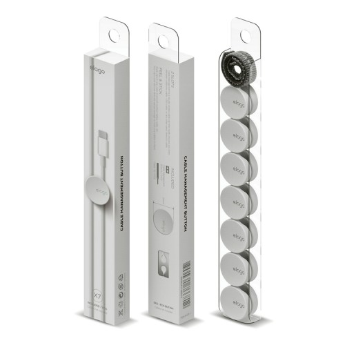 Органайзер для проводов Elago Cable management, белый (7 шт)
