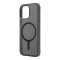 Uniq для iPhone 15 Pro Max чехол Lifepro Xtreme AF Frost Smoke (MagSafe), матовый-серый