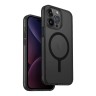 Uniq для iPhone 15 Pro Max чехол Lifepro Xtreme AF Frost Smoke (MagSafe), матовый-серый