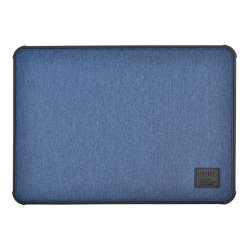 Чехол Uniq DFender Sleeve Kanvas для MacBook Pro/Air 13 (2016-2020), синий