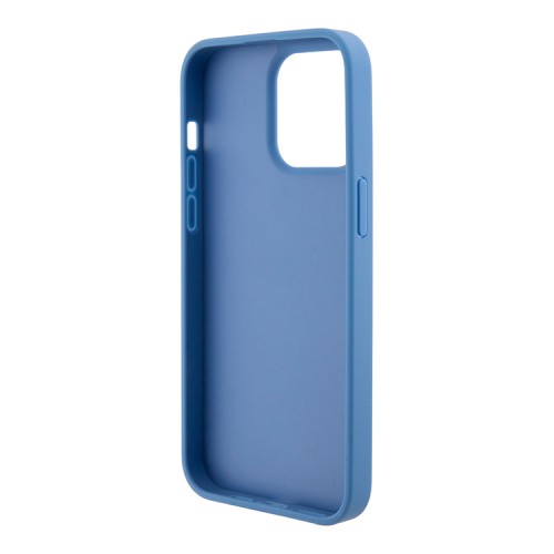 Guess для iPhone 15 Pro Max чехол PU 4G + Ring Hard Blue
