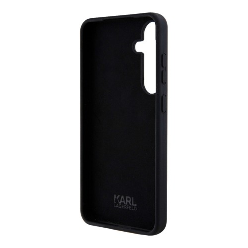 Karl Lagerfeld для Galaxy S24+ чехол Liquid silicone NFT Karl Ikonik Hard Black