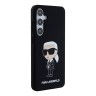Karl Lagerfeld для Galaxy S24+ чехол Liquid silicone NFT Karl Ikonik Hard Black