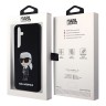 Karl Lagerfeld для Galaxy S24+ чехол Liquid silicone NFT Karl Ikonik Hard Black