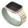Uniq для Apple Watch 42-41-40 mm ремешок Revix EVO reversible Magnetic Soft Mint/Beige