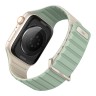 Uniq для Apple Watch 42-41-40 mm ремешок Revix EVO reversible Magnetic Soft Mint/Beige