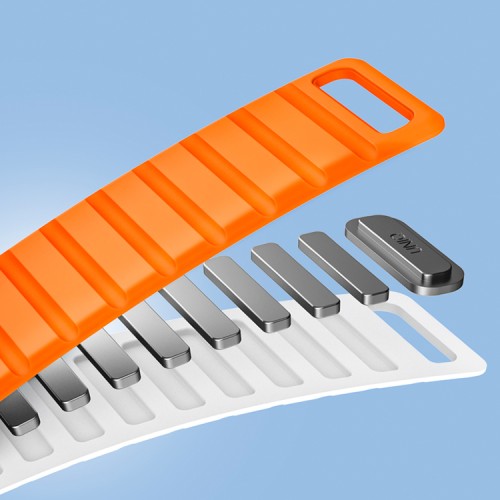 Uniq для Apple Watch 42-41-40 mm ремешок Revix EVO reversible Magnetic Soft Mint/Beige