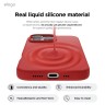Elago для iPhone 16 Pro чехол Soft silicone (Liquid) Red