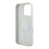 Karl Lagerfeld для iPhone 16 Pro Max чехол PU-кожа Grained Full Wrapped Beige (MagSafe)