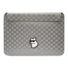 Karl Lagerfeld для ноутбуков 16" чехол Saffiano Sleeve Monogram NFT Choupette Silver