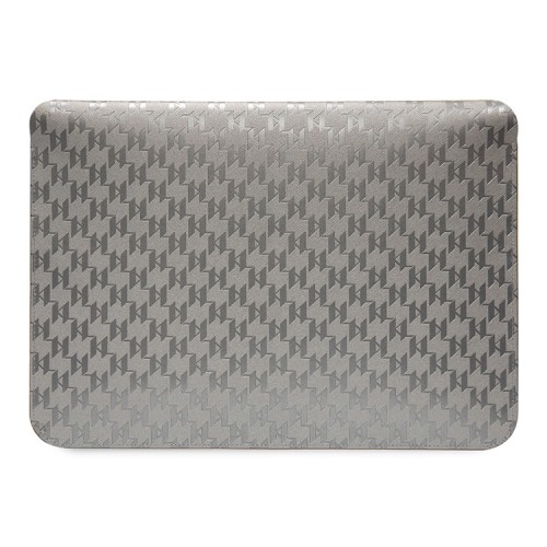 Karl Lagerfeld для ноутбуков 16" чехол Saffiano Sleeve Monogram NFT Choupette Silver