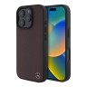 Mercedes для iPhone 16 Pro Max чехол Leather Textured Wood Imitation Hard Red (MagSafe)