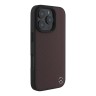 Mercedes для iPhone 16 Pro Max чехол Leather Textured Wood Imitation Hard Red (MagSafe)