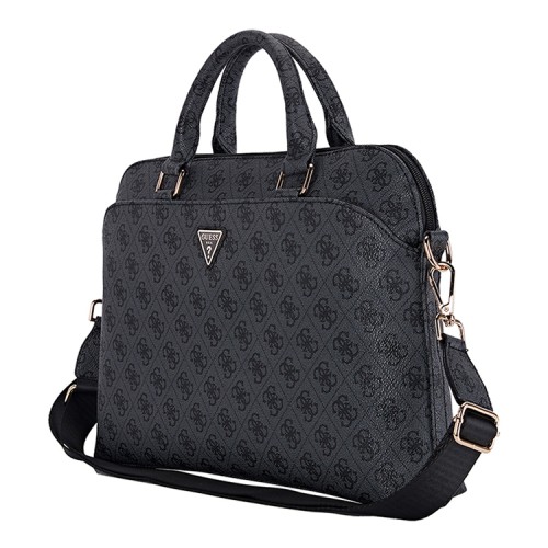 Guess для ноутбуков 15"/16" сумка 4G Bag with Zipper pocket Triangle metal logo Black