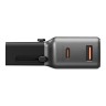Energea СЗУ TravelGo adapter 35, USB-C + USB-A, PD35W/PPS33W Gunmetal