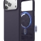 Elago для iPhone 17 Pro Max чехол Magnetic Silicone Deep Purple (MagSafe)