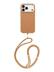 Uniq для iPhone 17 Pro Max чехол COEHL Strap series Mirelle Pecan Brown (MagSafe)