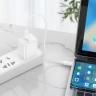 HOCO кабель X96 Hyper PD60W charging data cable Type-C to Type-C (25 см) White