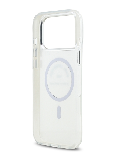 Karl Lagerfeld для iPhone 17 Pro чехол IML RSG logo Metal camera Hard Transparent (MagSafe)