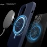 Чехол Elago MagSafe Soft Silicone для iPhone 13 Pro, синий