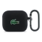 Lacoste для AirPods Pro 3 чехол Liquid silicone Croc Logo Black