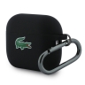 Lacoste для AirPods Pro 3 чехол Liquid silicone Croc Logo Black