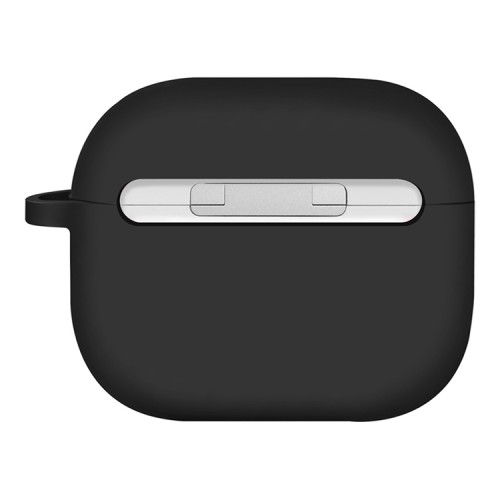 Чехол Uniq NEXO Liquid silicone +carabin +Sports ear hooks для AirPods 3 (2021), серый