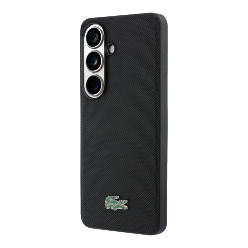 Lacoste для Galaxy S26+ чехол PVC Lacquer Metal logo Hard Black (MagSafe)