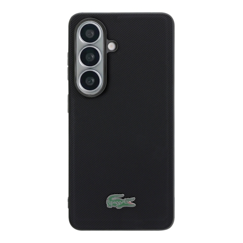 Lacoste для Galaxy S26+ чехол PVC Lacquer Metal logo Hard Black (MagSafe)