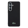 Lacoste для Galaxy S26+ чехол PVC Lacquer Metal logo Hard Black (MagSafe)