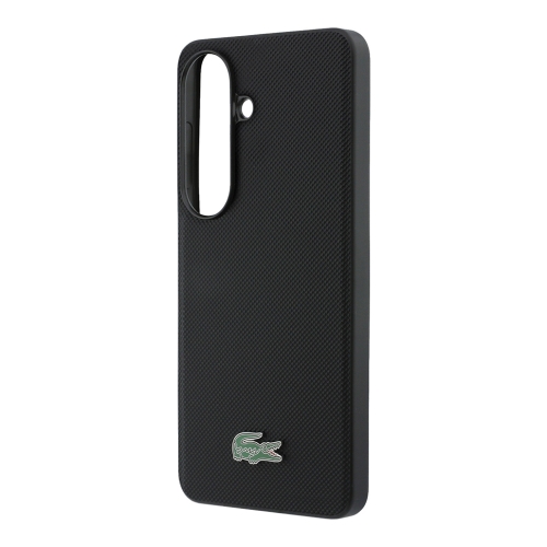 Lacoste для Galaxy S26+ чехол PVC Lacquer Metal logo Hard Black (MagSafe)
