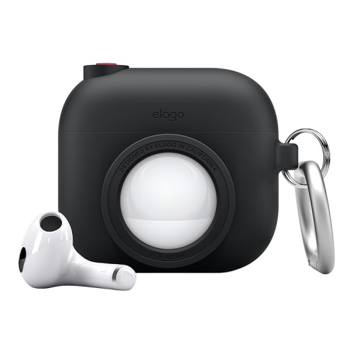 Чехол Elago Unique AT Snarpshot Hang case для AirPods 3 (2021), Black