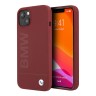 Чехол BMW Signature Liquid Silicone Laser logo для iPhone 13, красный (Magsafe)